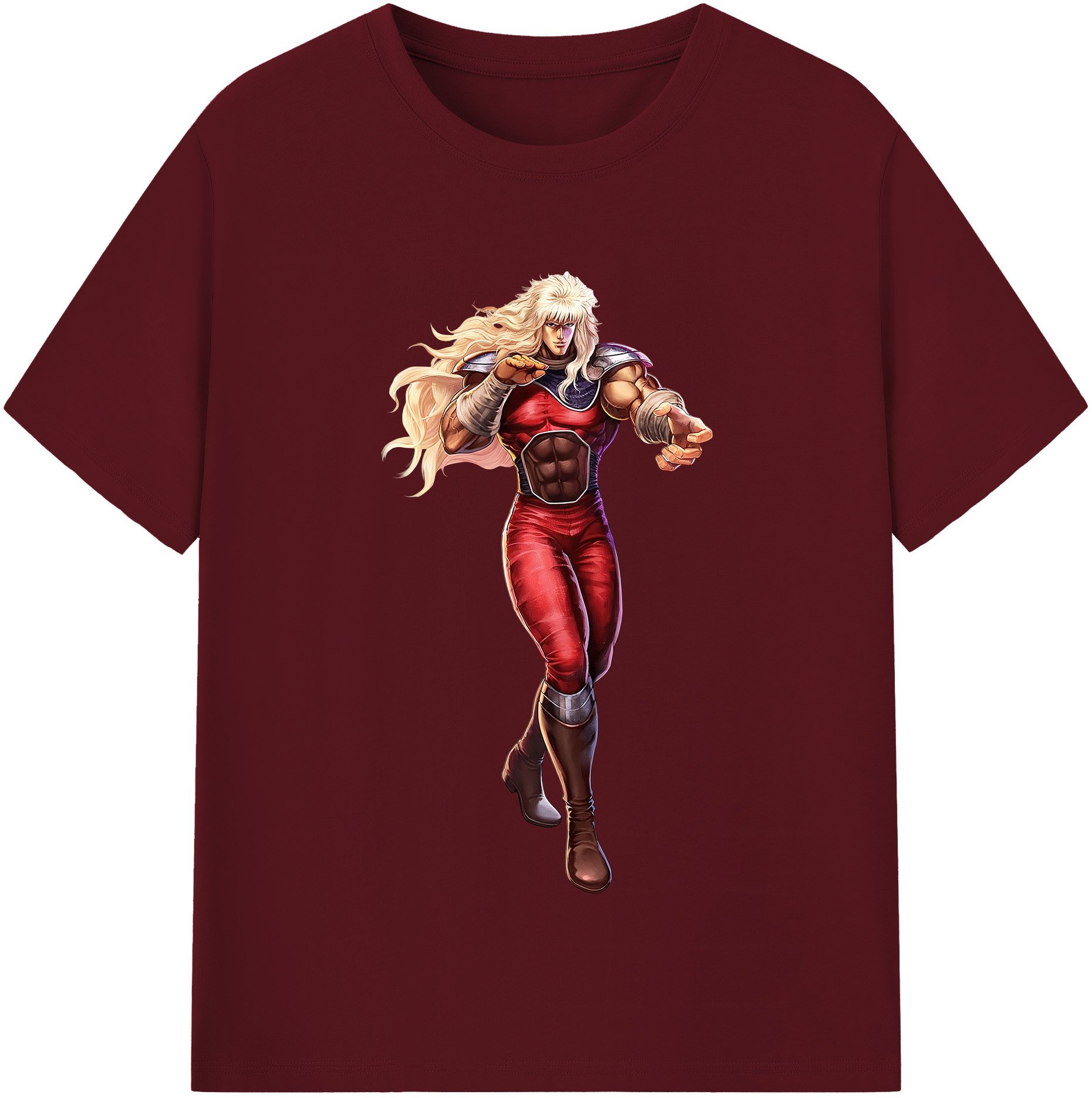 （画像用） 北斗の拳 Fist of the North Star 綿100％半袖Tシャツ（フロントプリント）